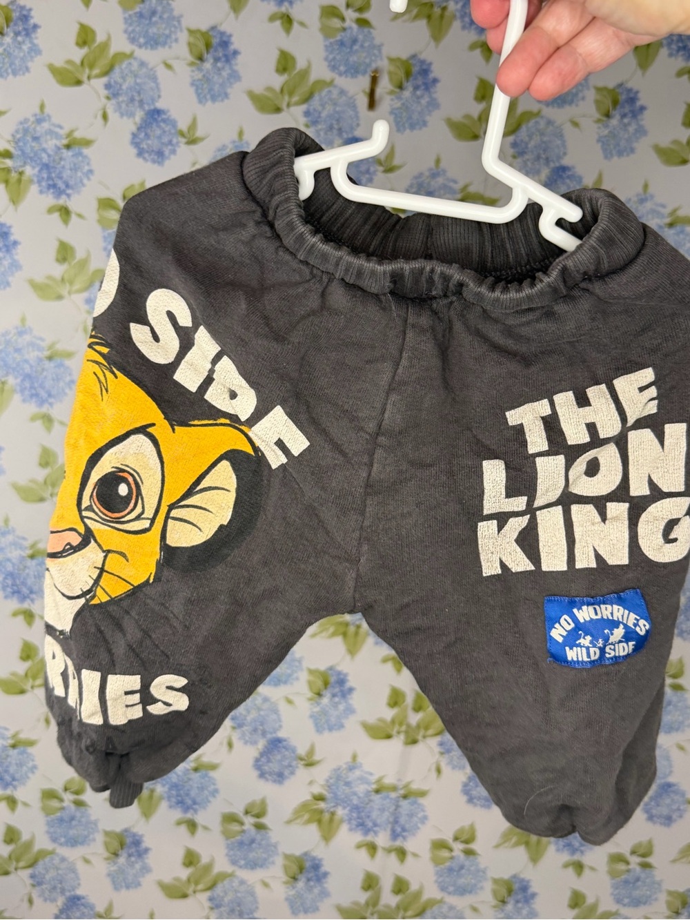 Zara Black The Lion King Graphic Kids Joggers with Yellow Print